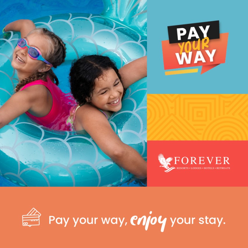 #PayYourWay: Flexible payment options for your stay.