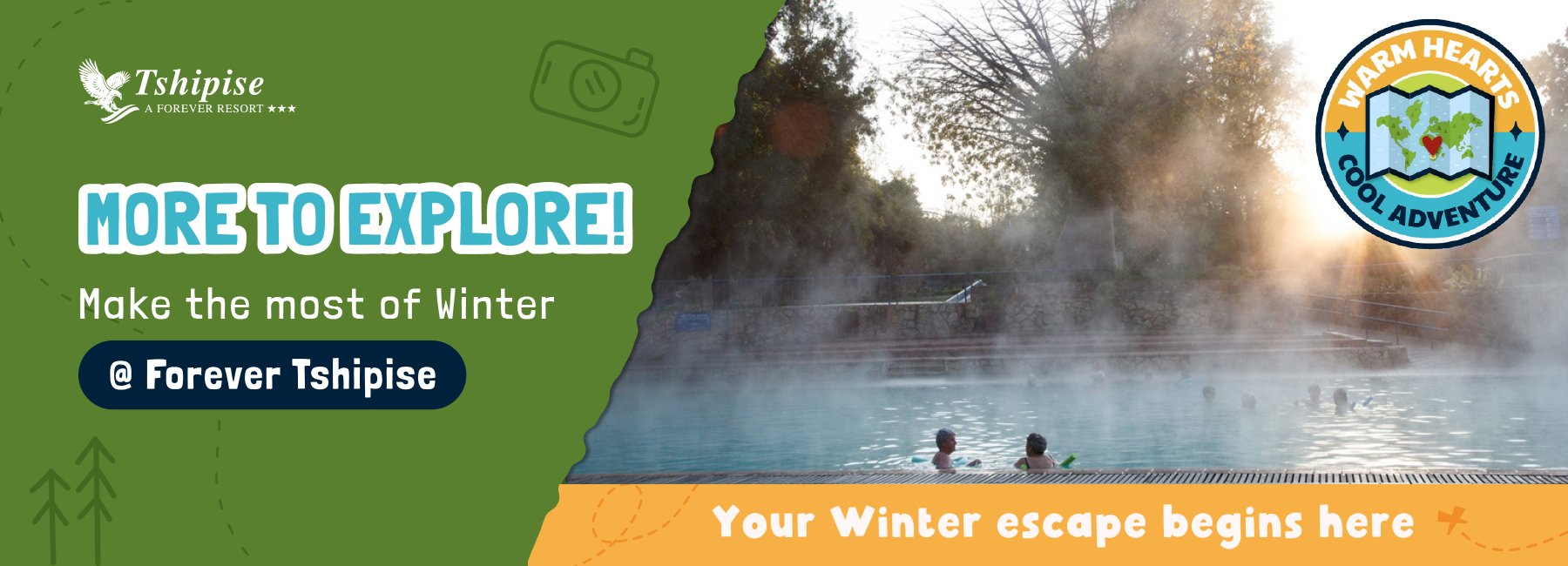 More to explore! Make the most of Winter at Tshipise