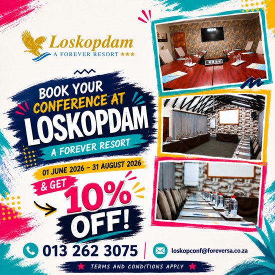 Book your Conference At Loskopdam