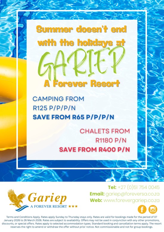 Summer Camping At Gariep